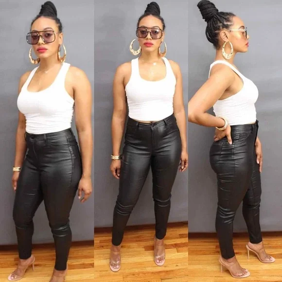 パンツ glamb PU leather pants BLACK glamb PU leather pants BLACK 13 Ways to Wear Leather Pants